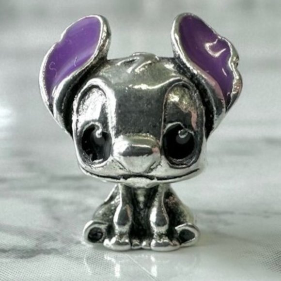 Lilo and stitch silver charm bead great on a bracelet - Picture 2 of 3